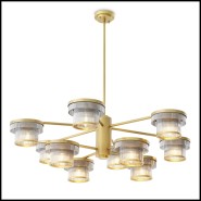 Lustre 24 - Andromeda - Suspension en verre Lustre 24-Andromeda - Pacific Compagnie.