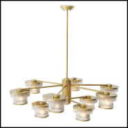 Lustre 24 - Andromeda - Luminaires Intérieur with laiton vieilli color - Pacific Compagnie.