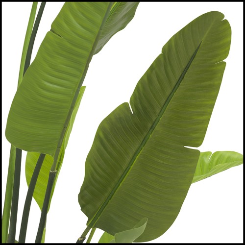 Plante artificielle 24 - Strelitzia - Plante artificielle en tissu et acier, modèle Grand - Pacific Compagnie.