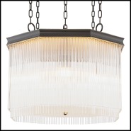 Lustre 24 - Estela - Bronze glass pendant light Lustre 24-Estela - Pacific Compagnie.