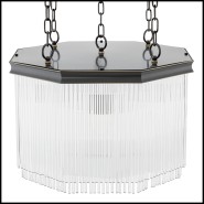 Lustre 24 - Estela - Éclairage décoratif en verre et bronze pour intérieur - Pacific Compagnie.