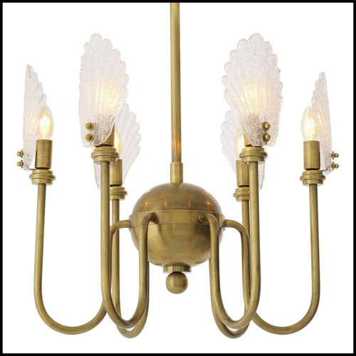 Lustre 24 - Isabelle - Suspension lumineuse Lustre 24-Isabelle en verre et métal - Pacific Compagnie.