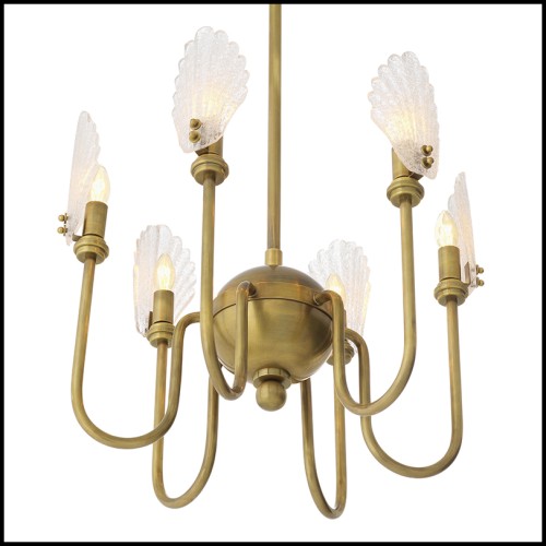 Lustre 24 - Isabelle - Brass pendant light Lustre 24-Isabelle - Pacific Compagnie.