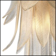 Lustre 24 - Erika | Lustre 24-Erika avec suspension en verre, grand modèle - Pacific Compagnie.