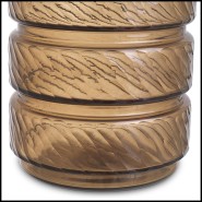 Vase 24 - Loxley - Elegant glass vase with copper finish - Pacific Compagnie.