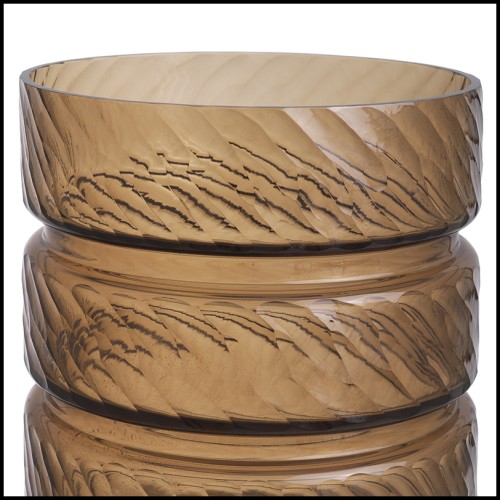 Vase 24 - Loxley - Decorative vase with intricate details and copper color - Pacific Compagnie.