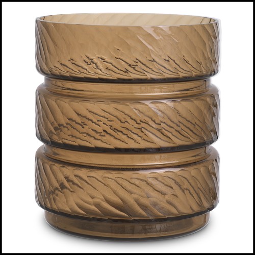 Vase 24 - Loxley - Décoration de table en verre cuivre, vase 24-Loxley - Pacific Compagnie.