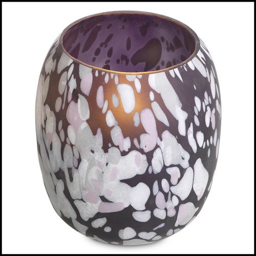 Vase 24 - Foxdale - Decorative, multicolored, glass vase for living room - Pacific Compagnie.