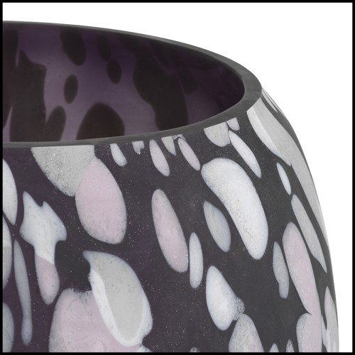 Vase 24 - Foxdale - Small, 36.5cm height, colorful, luxury vase - Pacific Compagnie.