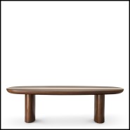 Table basse 24 - Jenson - Table basse de luxe en bois avec dimensions 140x50x40 cm - Pacific Compagnie.