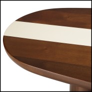 Table basse 24 - Jenson - Luxurious living room coffee table with acajou material - Pacific Compagnie.