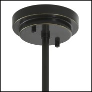 Suspension plafond 24 - Minerva - Éclairage de luxe avec suspension plafond en finition bronze - Pacific Compagnie.