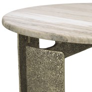 Table de salle à manger 24 - Bodega Round - Table à manger ronde en bois massif de luxe - Pacific Compagnie.