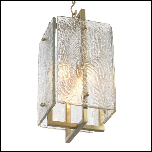 Suspension 24 - Solara - Luminaire en verre et acier pour intérieur - Pacific Compagnie.