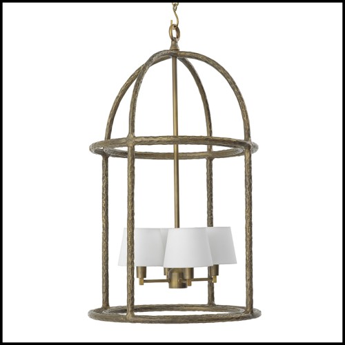 Suspension 24 - Montrose - Luxury indoor lighting with mixed metal construction - Pacific Compagnie.