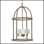 Suspension 24 - Montrose - Luxury indoor lighting with mixed metal construction - Pacific Compagnie.