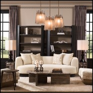 Suspension 24 - Cortese - Elegant Suspension 24-Cortese chandelier with fer and acier components - Pacific Compagnie.