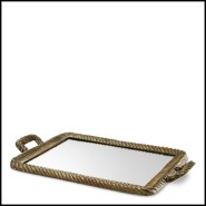 Plateau 24 - Montmartre - Vintage brass serving tray - Pacific Compagnie.