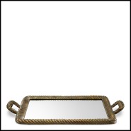 Plateau 24 - Montmartre - Luxury mirrored serving platter - Pacific Compagnie.
