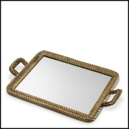 Plateau 24 - Montmartre - Elegant aluminium serving tray - Pacific Compagnie.