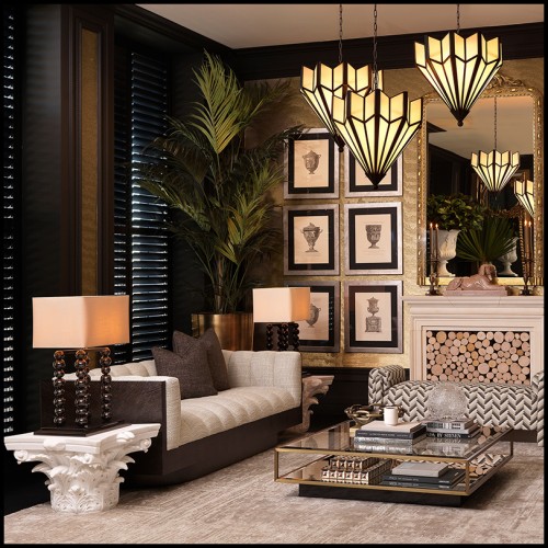 Plante artificielle 24 - Kentia Palm - Indoor artificial palm plant with realistic green leaves - Pacific Compagnie.