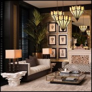 Plante artificielle 24 - Kentia Palm - Indoor artificial palm plant with realistic green leaves - Pacific Compagnie.