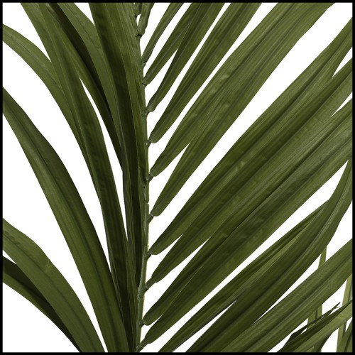 Plante artificielle 24 - Kentia Palm - High-quality artificial palm plant with cement and plastic base - Pacific Compagnie.
