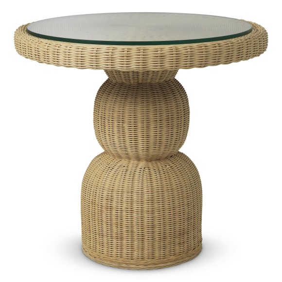 Table de salle à manger 24 - Tiago - Luxury natural wicker dining table - Pacific Compagnie.