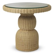Table de salle à manger 24 - Tiago - Luxury natural wicker dining table - Pacific Compagnie.