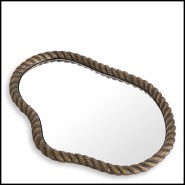 Plateau 24 - Elvington - Luxury serviteur plateau with laiton vieilli color and modern design - Pacific Compagnie.