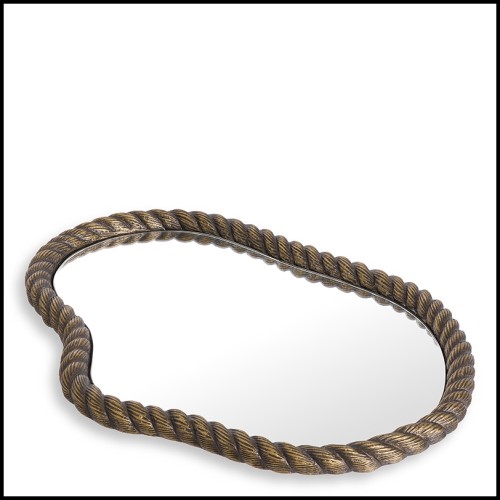 Plateau 24 - Elvington - Accessoire de décoration en aluminium et verre - Pacific Compagnie.