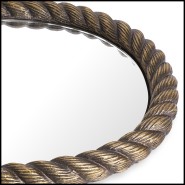 Plateau 24 - Elvington - Sleek and stylish serving plateau with laiton vieilli finish and compact dimensions - Pacific Compagnie