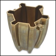 Seau à vin 24 - Napoli - Laiton vieilli wine bucket - Pacific Compagnie.