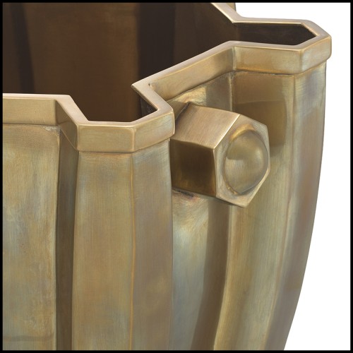 Seau à vin 24 - Napoli - Accessoire de décoration en laiton vieilli, seau à vin - Pacific Compagnie.