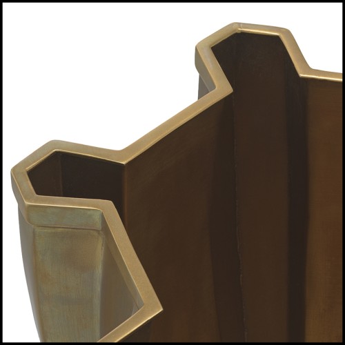 Seau à vin 24 - Napoli - Seau à vin déco en laiton, dimensions L. 26 | l. 27 | H. 25 cm - Pacific Compagnie.