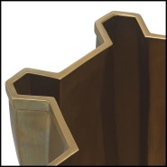 Seau à vin 24 - Napoli - Seau à vin déco en laiton, dimensions L. 26 | l. 27 | H. 25 cm - Pacific Compagnie.