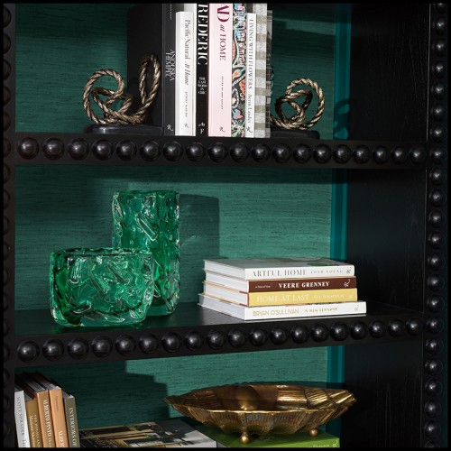 Serre - livres 24-Corwyn set of 2 - Decorative bookend in laiton vieilli finish - Pacific Compagnie.