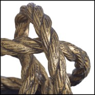 Serre - livres 24-Corwyn set of 2 - Set of 2 bookends in laiton vieilli and aluminium material - Pacific Compagnie.