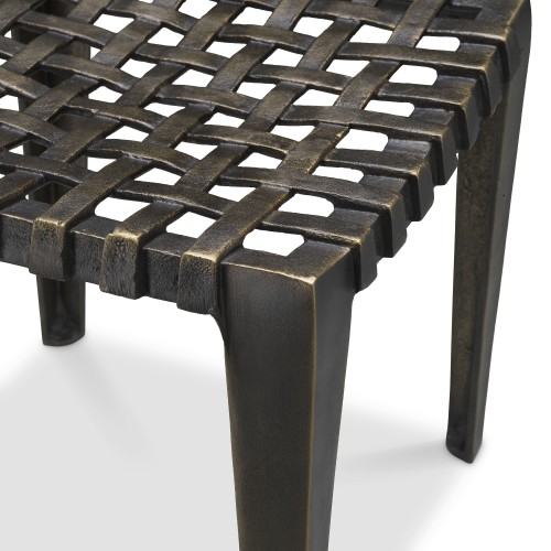 Tabouret 24 - Blackwell - Aluminium luxury stool with unique bronze finish - Pacific Compagnie.