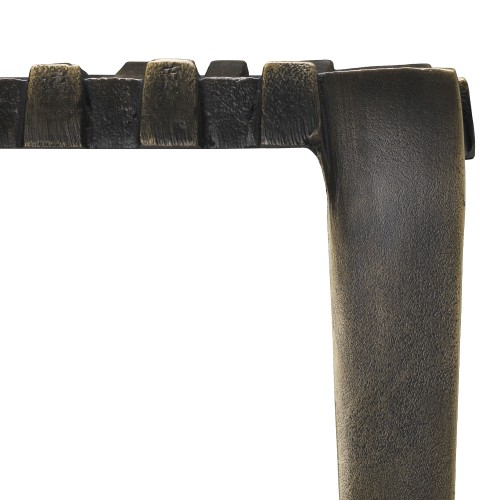 Tabouret 24 - Blackwell - Bronze aluminium stool for upscale home decor - Pacific Compagnie.