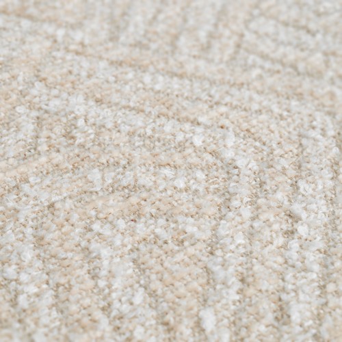 Tabouret de bar 24 - Carleton with back - Sleek and stylish bar stool with back, brushed brass finish, and green and cream camar