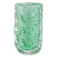Vase 24 - Avoir - Glass vase in turquoise color with luxurious design - Pacific Compagnie.