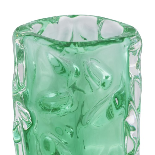 Vase 24 - Avoir - Vase en verre turquoise pour ajout de style et d'élégance - Pacific Compagnie.