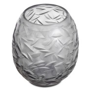 Vase 24 - Hadleigh - Vase en verre champagne pour décoration d'intérieur - Pacific Compagnie.