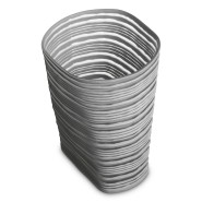 Vase 24 - Ashby - Elegant tabletop decoration with unique cut pattern - Pacific Compagnie.