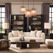 Table basse 24 - Ciro - Luxury travertine coffee table with silver accents - Pacific Compagnie.