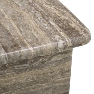 Table basse 24 - Ciro - Modern coffee table with luxurious travertine material - Pacific Compagnie.