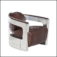 Fauteuil 22 - Aviator Riveted - Métal - Pacific Compagnie.