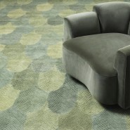 Tapis 24 - Mayfield - Tapis intérieur en laine de couleur verte pour intérieur de luxe - Pacific Compagnie.