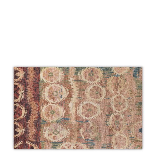 Tapis 24 - Marlton - Tapis de luxe en laine avec motifs orange et marron, collection Eichholtz - Pacific Compagnie.